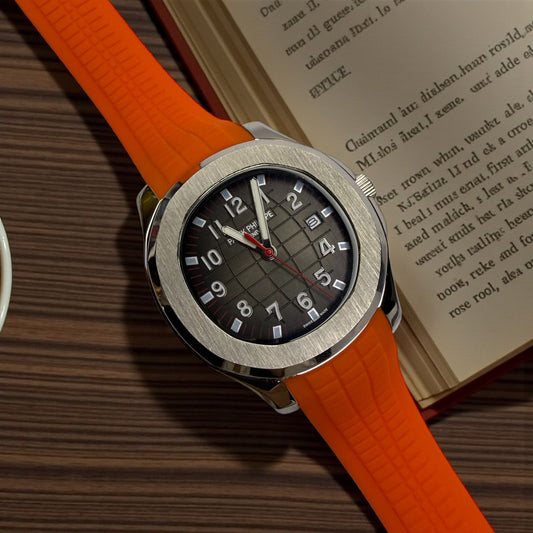 PP-Rubber Strap Watch-Bold Style Meets Sporty Luxury